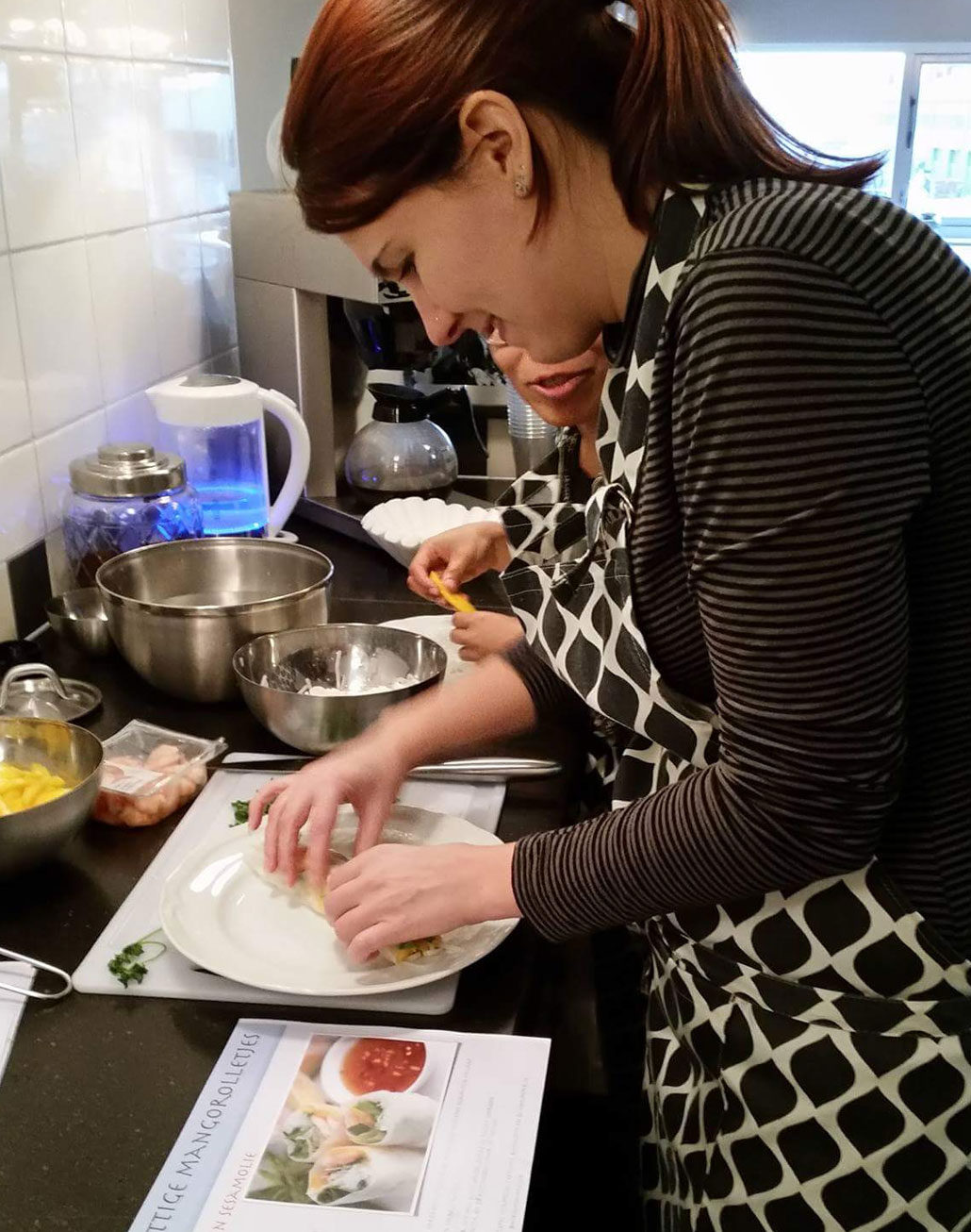 Samen koken bij Kookstudio Delft
