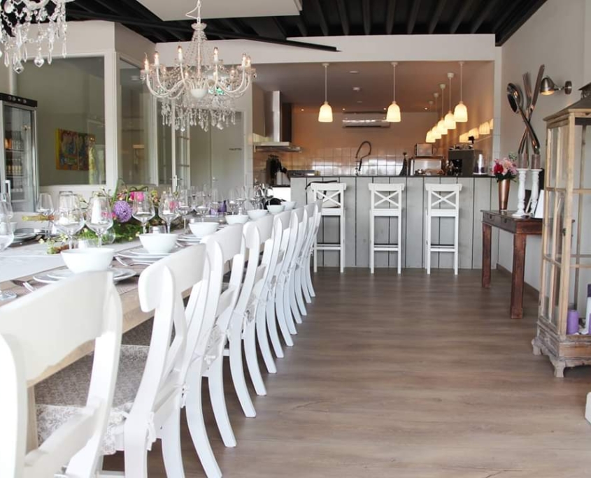 Aan tafel bij Kookstudio Delft